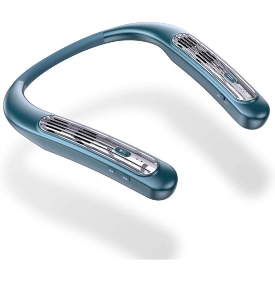 Bluetooth Speaker Bluenin Portable Bluetooth Speakers Wearable Neckband Bluetooth Speakers, Wireless Collar Speaker CVC 8.0 Noise Cancelling 3D Sound Personal Sport Speaker with Mic(Black) Bluetooth Speaker Bluenin Portable Bluetooth Speakers Wearable Neckband Bluetooth Speakers, Wireless Collar Speaker CVC 8.0 Noise Cancelling 3D Sound Personal Sport Speaker with Mic(Black)