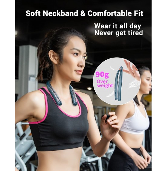 Bluetooth Speaker Bluenin Portable Bluetooth Speakers Wearable Neckband Bluetooth Speakers, Wireless Collar Speaker CVC 8.0 Noise Cancelling 3D Sound Personal Sport Speaker with Mic(Black) Bluetooth Speaker Bluenin Portable Bluetooth Speakers Wearable Neckband Bluetooth Speakers, Wireless Collar Speaker CVC 8.0 Noise Cancelling 3D Sound Personal Sport Speaker with Mic(Black)